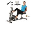 Exerpeutic 1000 High Capacity Magnetic Recumbent Bike W/ Pulse Wider Seat Extended