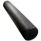 EPE Black High Density Foam Roller: 6″x36″, Round, 1.9 lbs per cubic foot