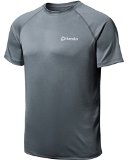 TM-MTS03-DGR_Large j-XL Tesla Men’s HyperDri Cool T Shirt Sports Running Short Sleeve Athletic Top