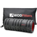 WODFitters Foam Roller for Trigger Point Massage and Recovery Even After the Toughest WODs – Best for Physical Therapy and Exercise, Myofascial release of Back, Hip, Thighs, IT Band and Full Body Grid – Lifetime Warranty and Free Rolling eGuide (Black)