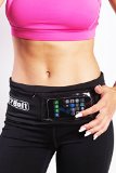 FitBelt – Running Belt with zipper for iPhone 6 / 6 Plus & Android Smartphones + Touchscreen Compatible – 2-in-1 Fashionable colors & Free Running Guide