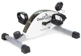 DeskCycle Desk Exercise Bike Pedal Exerciser, White