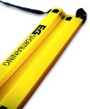 EG Agility Ladder 1.0 – Maximize your speed and agility training – Heavy duty 12 plastic rungs – securely adjustable with free durable carry bag (Yellow)