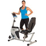 Progear 555LXT Magnetic Tension Recumbent Bike with Workout Goal Setting Computer