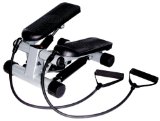 Sunny Health & Fitness Mini Stepper with Resistance Bands