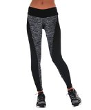 Manstore Women’s Tights Active Yoga Running Pants Workout Leggings GREY M