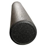 Black High Density Foam Roller: 6″” x 18″”, Round