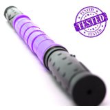 The Massager Stick – Massage Roller -Better Than Foam Roller – Deep Tissue Natural Muscle Recovery – Trigger Point Relief Of Myofascial Soreness – No Flex Perfect Pressure – Guaranteed – Purple