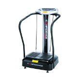 Confidence Fitness Slim Full Body Vibration Platform Fitness Machine, Black