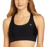 Champion Women’s Absolute Workout Sports Bra, Black, Medium