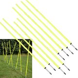 BlueDot Trading Soccer Agility Training Poles (8 Poles), 5-Feet