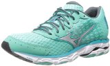 Mizuno Women’s Wave Inspire 11 Running Shoe,Florida Keys/Silver,9 B US