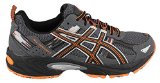 ASICS Men’s GEL Venture 5 Running Shoe, Carbon/Black/Hot Orange, 10.5 M US