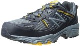 New Balance Men’s MT410V4 Trail Shoe, Grey/Yellow, 10.5 D US