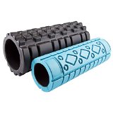 Fit Spirit® Set of 2 Textured High Density Exercise Sports Fitness Foam Rollers