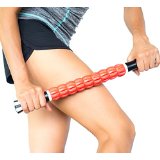 Muscle Roller Stick – Massage Stick – Premium Quality Reinforced Steel Core – Treat Muscle Soreness, Stiffness, and Increase Blood Flow – 17.5″