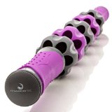 Fit Harmony Muscle Roller Stick – Instantly Relieves Tension and Soreness, Massage Muscles, Reduces Stress, and Renews Your Body with Stiff Penetrating Spindles – Fits in Sports Bag, Lifetime Warranty …